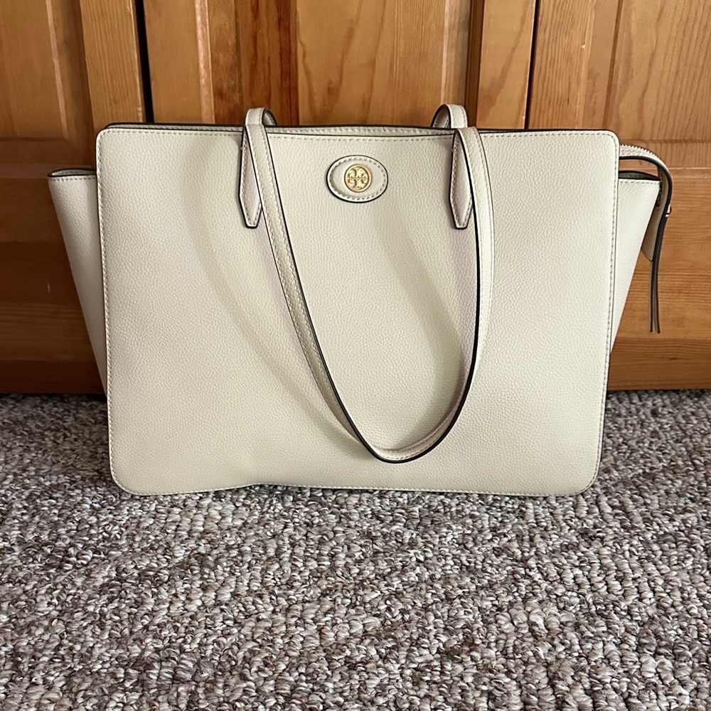 Tory Burch Cream Tote Bag